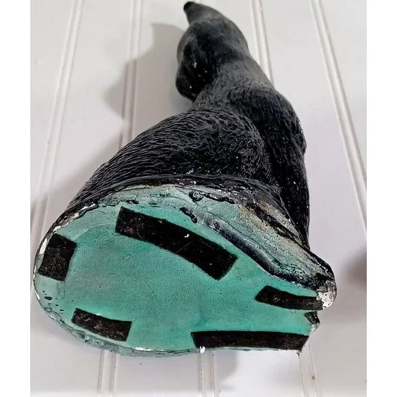 2 Vtg 14" 1950s Howling Coyote Pottery Indoor Outdoor Sculpture Statues Bookends - Picture 9 of 9